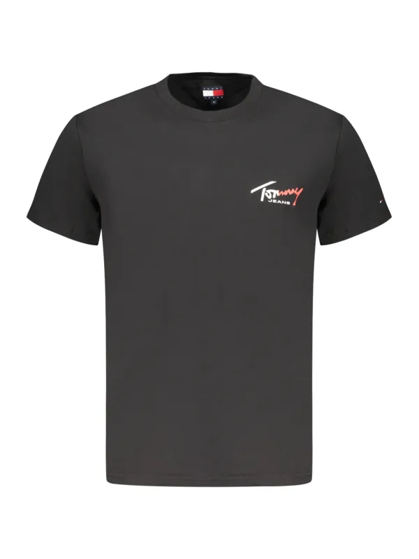 Tommy Hilfiger Herren T-Shirt Schwarz mieten | Flex-Fashion