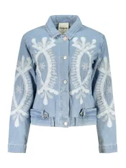 Desigual Damen Jeansjacke Hellblau mieten | Flex-Fashion