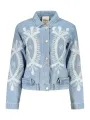 Desigual Damen Jeansjacke Hellblau mieten | Flex-Fashion
