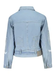 Desigual Damen Jeansjacke Hellblau mieten | Flex-Fashion