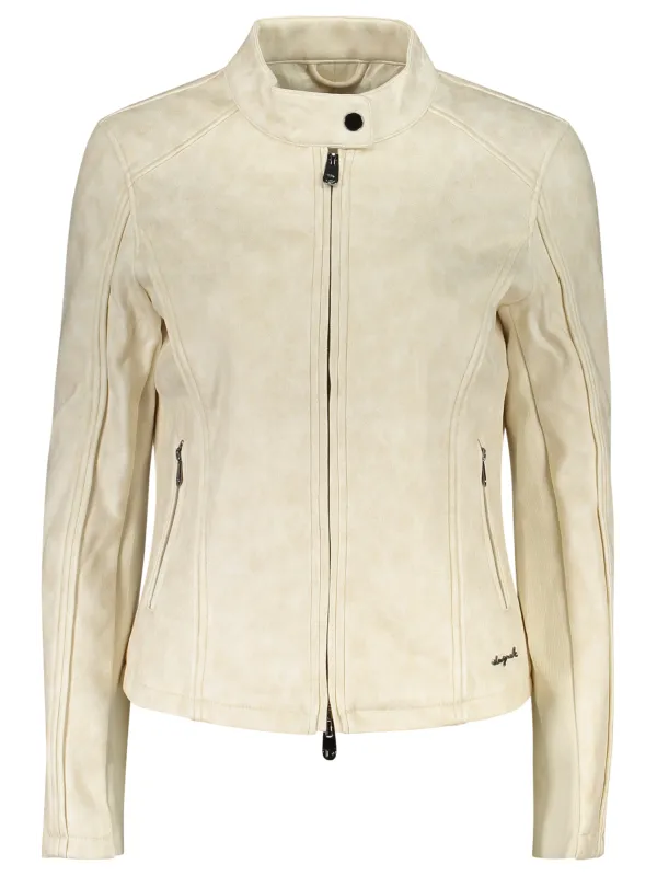 Desigual Damen Jacke Weiß mieten | Flex-Fashion Verleih
