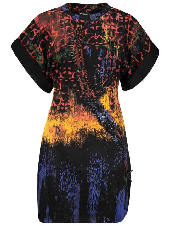 Desigual Damen Kleid Schwarz mieten - Flex-Fashion Verleih