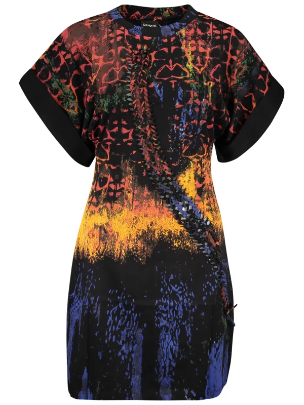 Desigual Damen Kleid Schwarz mieten - Flex-Fashion Verleih