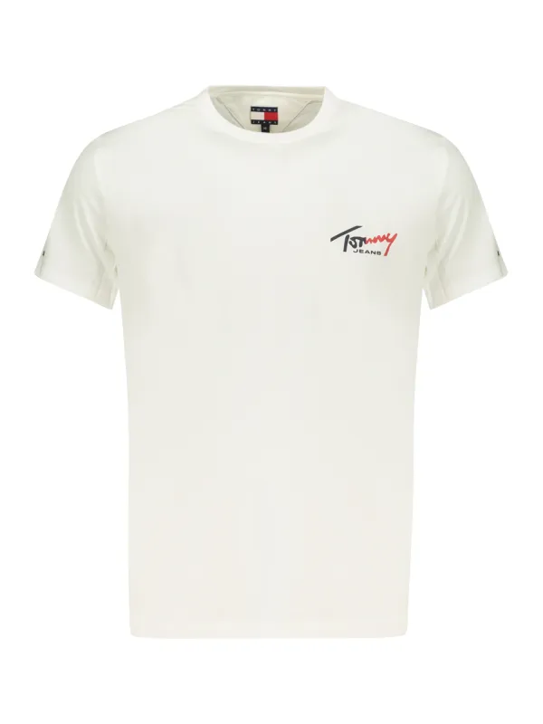 Tommy Hilfiger Herren T-Shirt Weiß mieten – Flex-Fashion