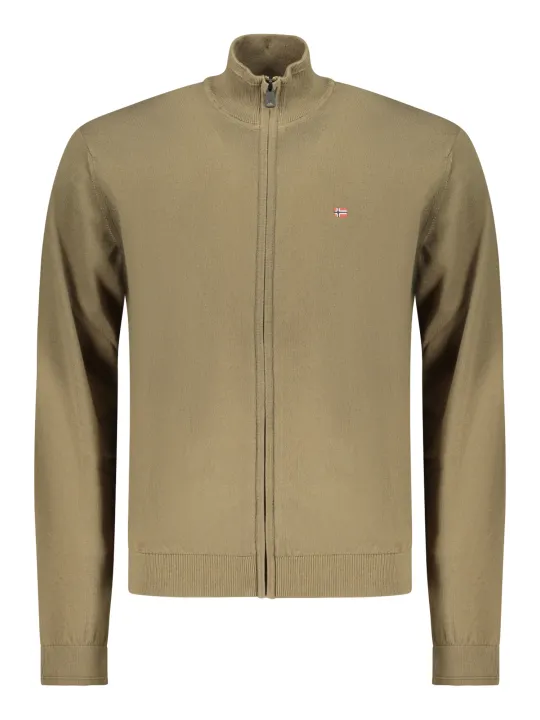 Napapijri Herren Strickjacke Grün mieten – Flex-Fashion Verleih