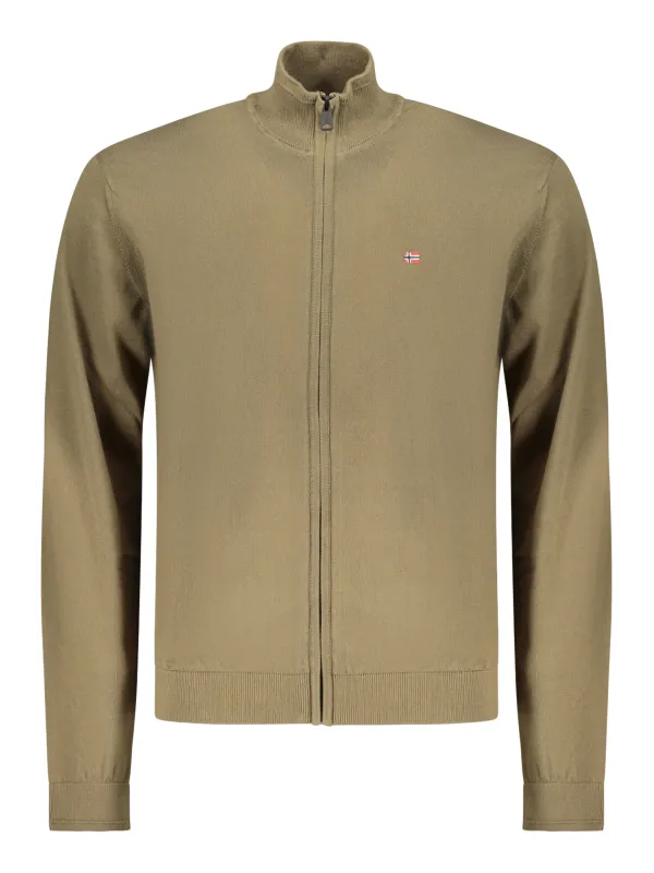Napapijri Herren Strickjacke Grün mieten – Flex-Fashion Verleih