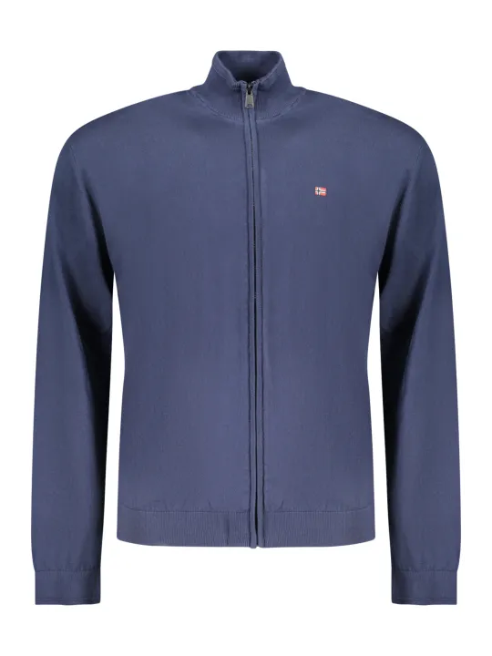 Napapijri Herren Strickjacke Blau mieten | Flex-Fashion