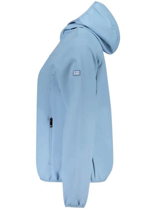 Mieten Sie die NORWAY 1963 Damen Softshell-Jacke Hellblau
