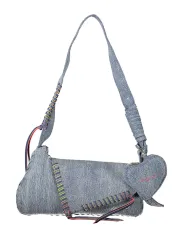 Desigual Damen Denim-Tasche Hellblau leihen | Flex-Fashion
