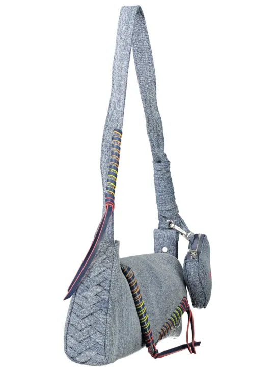 Desigual Damen Denim-Tasche Hellblau leihen | Flex-Fashion