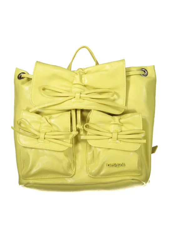 Desigual Damen Kurzrucksack Gelb mieten bei Flex-Fashion