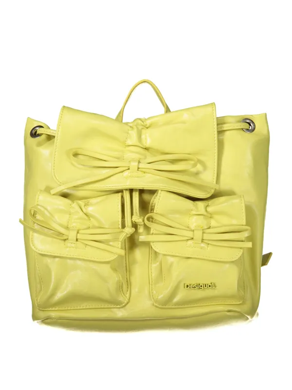 Desigual Damen Kurzrucksack Gelb mieten bei Flex-Fashion