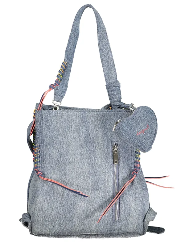 Desigual Damen Mini-Rucksack Hellblau mieten | Flex-Fashion