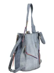 Desigual Damen Mini-Rucksack Hellblau mieten | Flex-Fashion