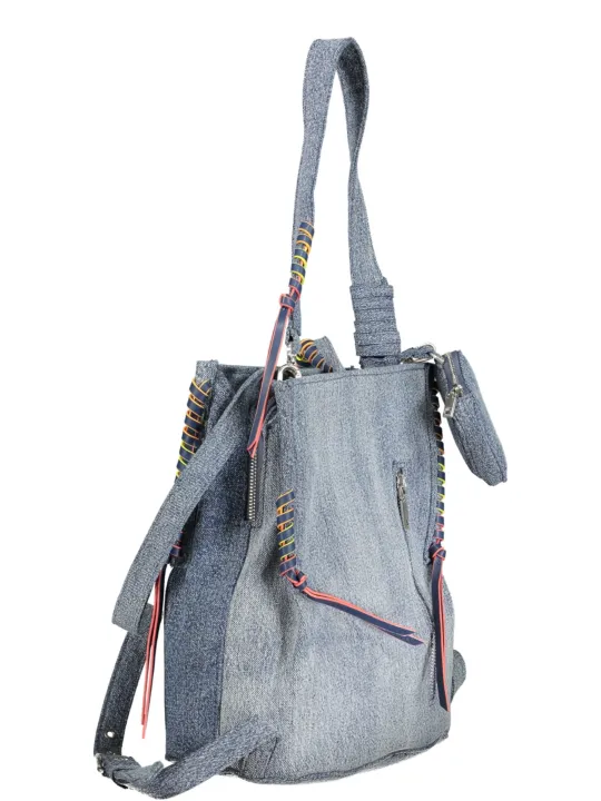 Desigual Damen Mini-Rucksack Hellblau mieten | Flex-Fashion