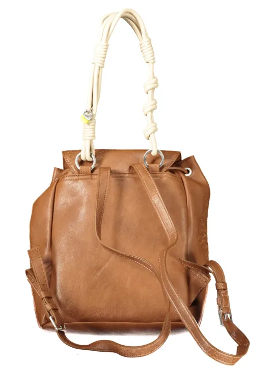 Desigual Damen Mini-Rucksack Braun mieten bei Flex-Fashion