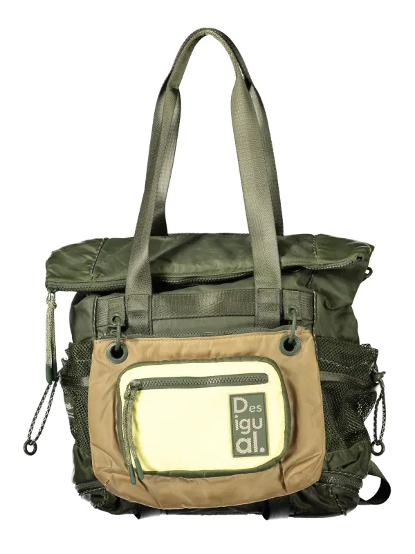 Desigual Damen Rucksack mieten – Grün, Einzigartig & Stilvoll