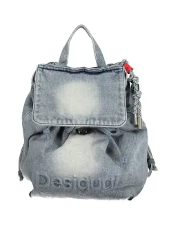 Leihen Sie den Desigual Damen Mini-Rucksack Hellblau bei Flex-Fashion
