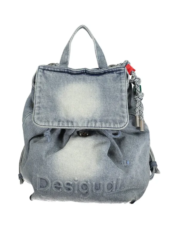 Leihen Sie den Desigual Damen Mini-Rucksack Hellblau bei Flex-Fashion