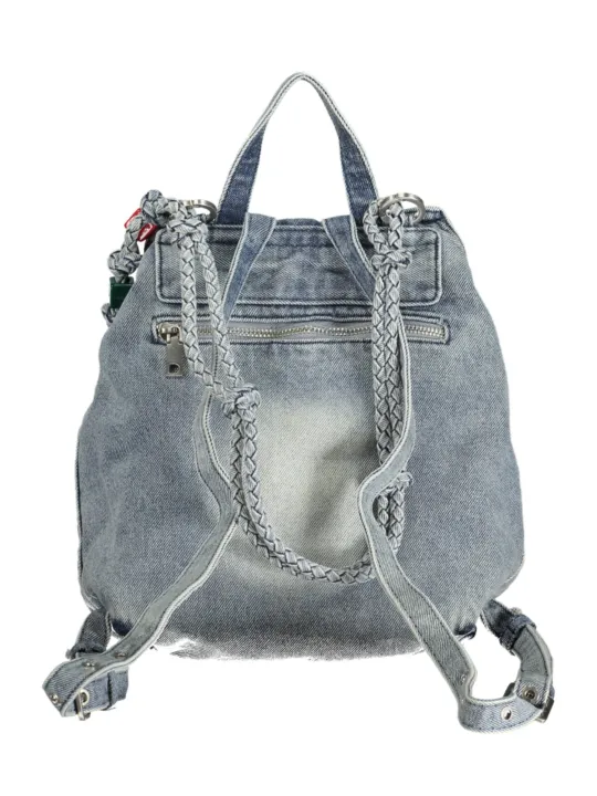 Leihen Sie den Desigual Damen Mini-Rucksack Hellblau bei Flex-Fashion