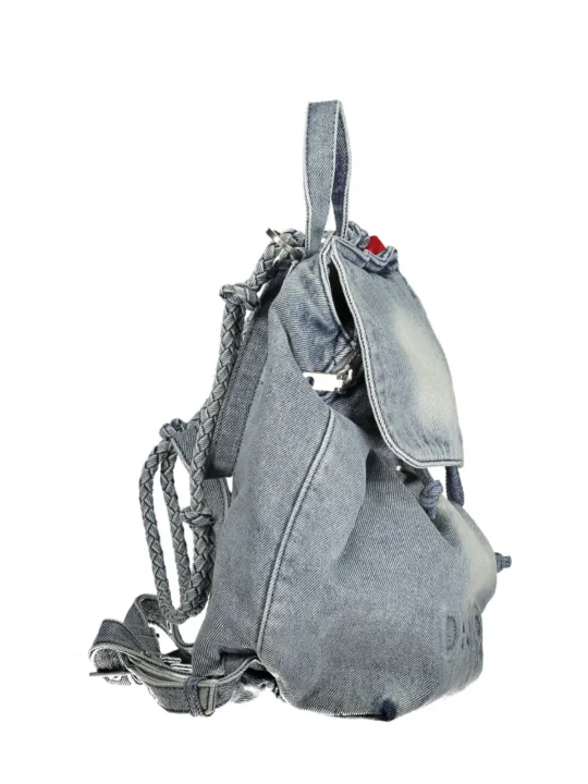 Leihen Sie den Desigual Damen Mini-Rucksack Hellblau bei Flex-Fashion