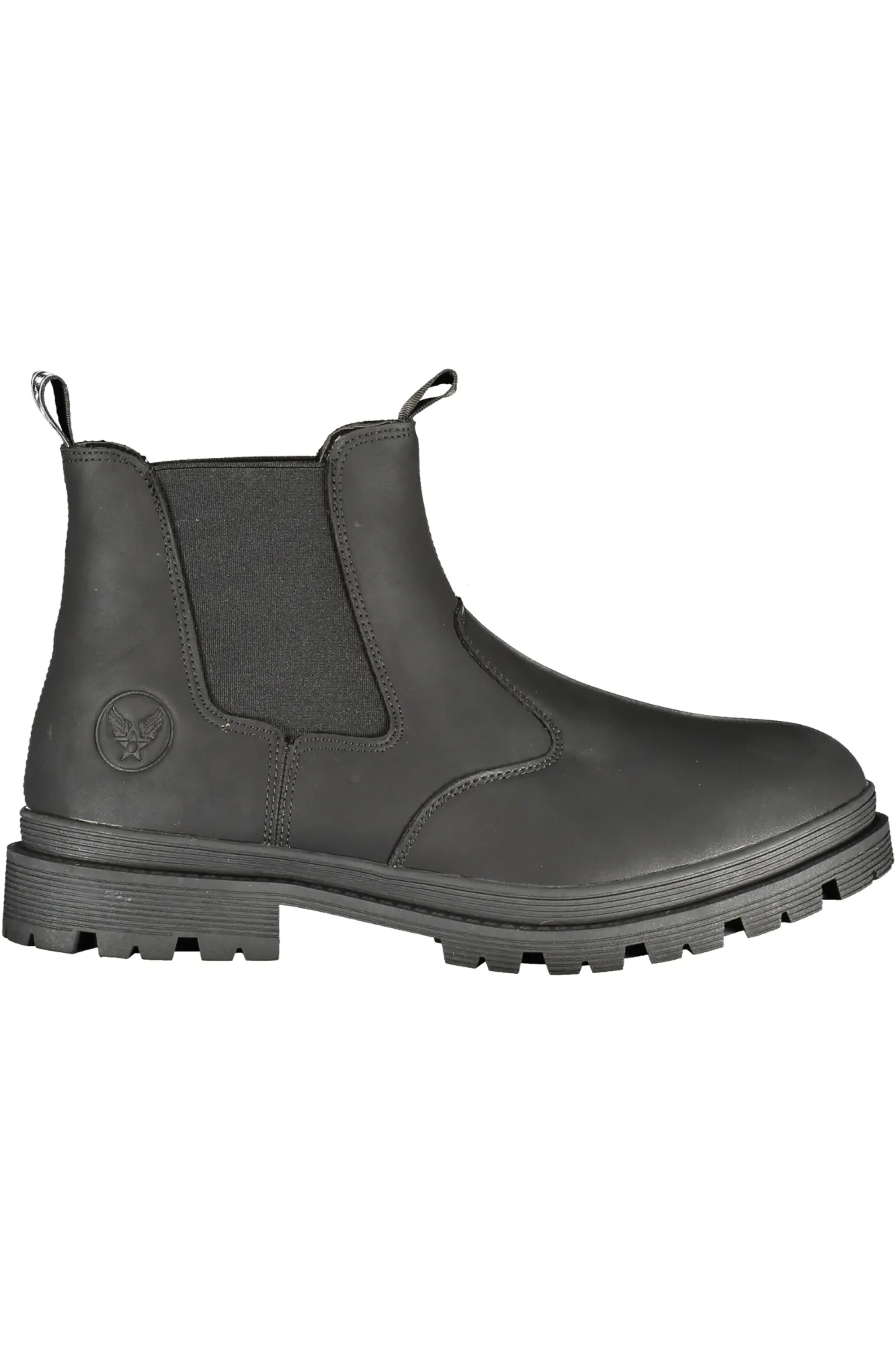 Herren Stiefelette Schwarz STITCH005SUPSUP_NE001BLA