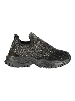 Schwarze Laura Biagiotti Damen Sneaker mieten – Flex-Fashion