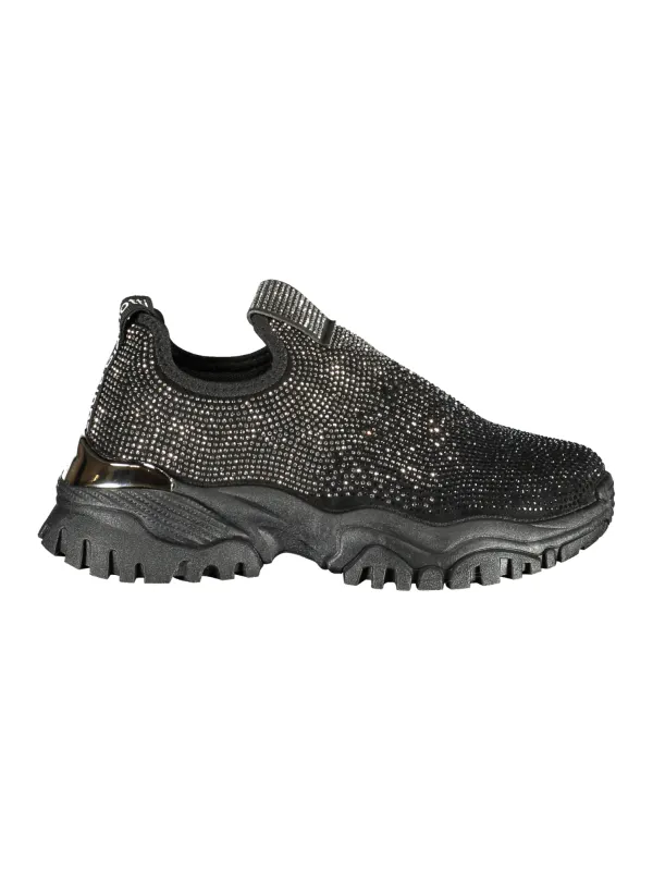 Schwarze Laura Biagiotti Damen Sneaker mieten – Flex-Fashion