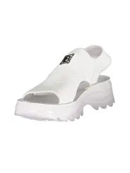 Laura Biagiotti Damen Sandalen Weiß leihen | Flex-Fashion