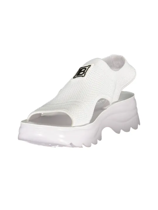 Laura Biagiotti Damen Sandalen Weiß leihen | Flex-Fashion