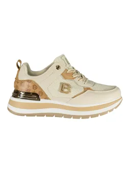 Laura Biagiotti Damen Sneakers Beige mieten | Flex-Fashion