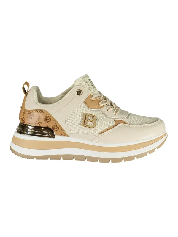 Laura Biagiotti Damen Sneakers Beige mieten | Flex-Fashion