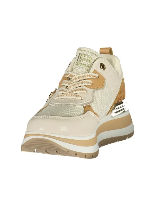 Laura Biagiotti Damen Sneakers Beige mieten | Flex-Fashion