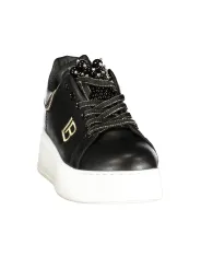 Laura Biagiotti Damen Sneakers Schwarz leihen - Flex-Fashion