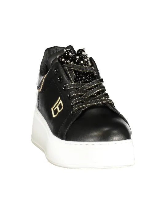 Laura Biagiotti Damen Sneakers Schwarz leihen - Flex-Fashion