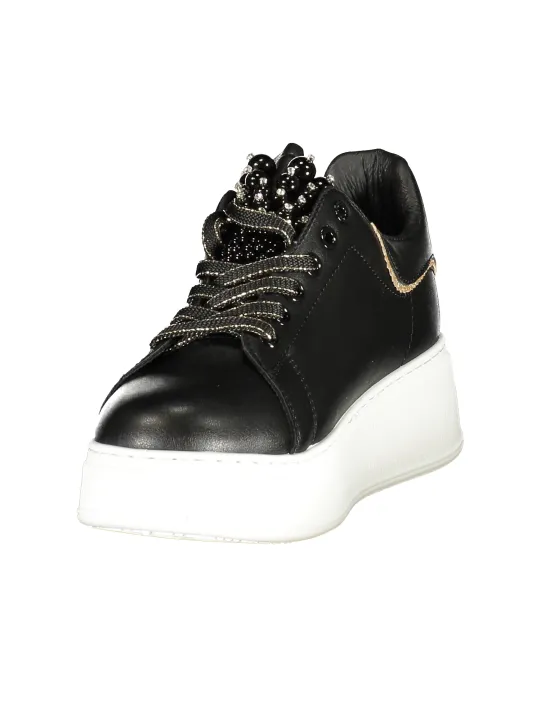 Laura Biagiotti Damen Sneakers Schwarz leihen - Flex-Fashion