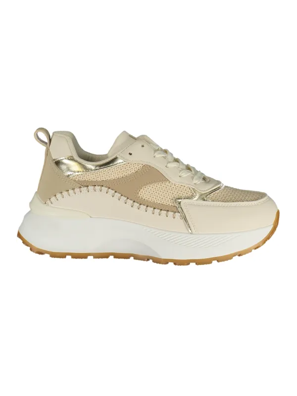Laura Biagiotti Damen Sneakers Beige mieten - Flex-Fashion