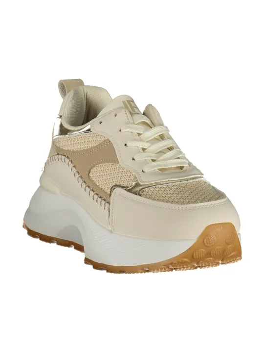 Laura Biagiotti Damen Sneakers Beige mieten - Flex-Fashion