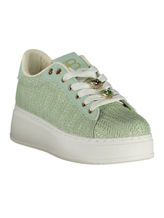 Grüne Laura Biagiotti Damen-Sneakers mieten - Flex-Fashion