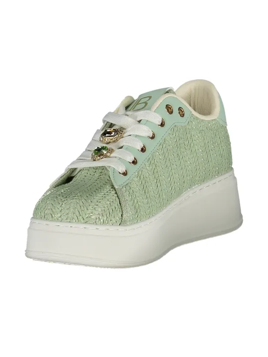 Grüne Laura Biagiotti Damen-Sneakers mieten - Flex-Fashion
