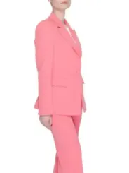 Zartrosa Damen Business Anzug