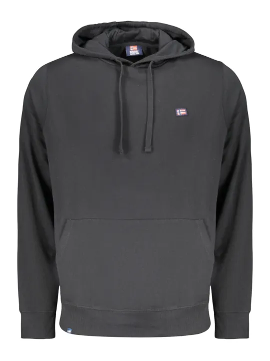 NORWAY 1963 Herren KAPUZEN-SWEATSHIRT Schwarz