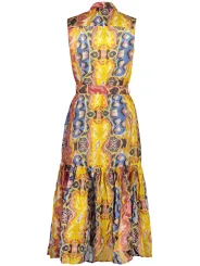 Desigual Damen Kleid Gelb leihen – Flex-Fashion Verleih