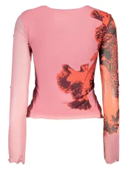Desigual Damen Rosa Langarmshirt mieten - Flex-Fashion Verleih