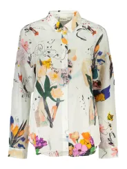 Desigual Damen Hemd Weiß mieten | Flex-Fashion Verleih