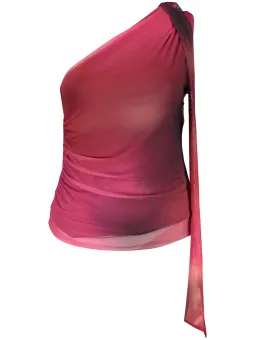 Desigual Ein-Schulter-Tanktop Violett mieten bei Flex-Fashion