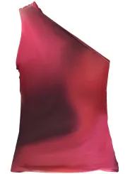 Desigual Damen Ein-Schulter-Tanktop Violett | online kaufen