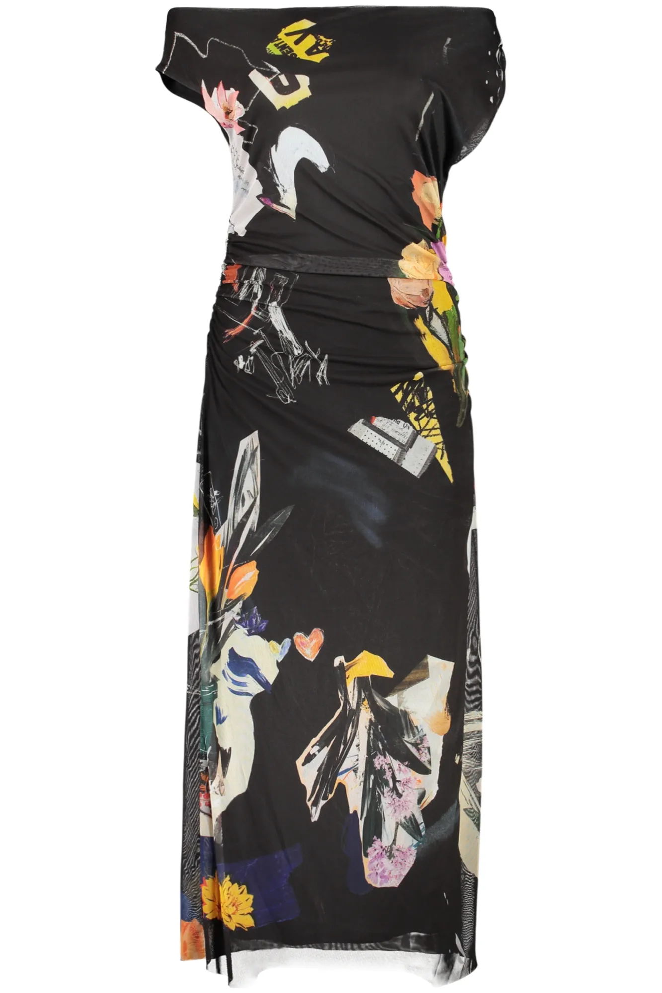 Damen Kleid Schwarz 26SWVK29_NE2000