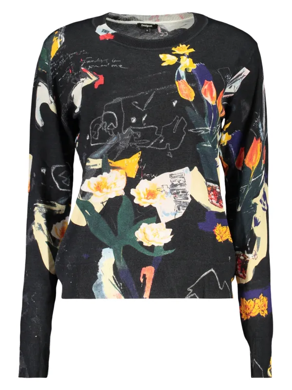 Desigual Damen T-Shirt Schwarz mieten | Flex-Fashion Verleih