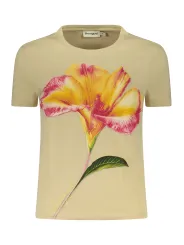 Miete Desigual Damen T-Shirt Beige - Flex-Fashion Verleih